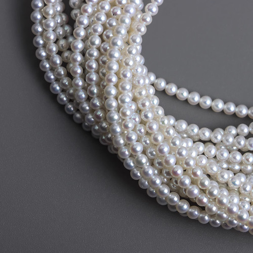 3 mm Round Aurora-Grade Flawless Pearls