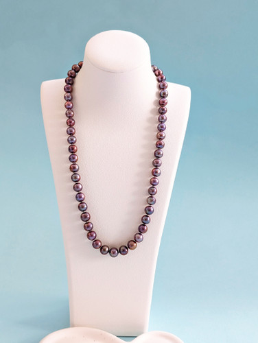 Royal Blend Edison Purple Pearl Necklace
