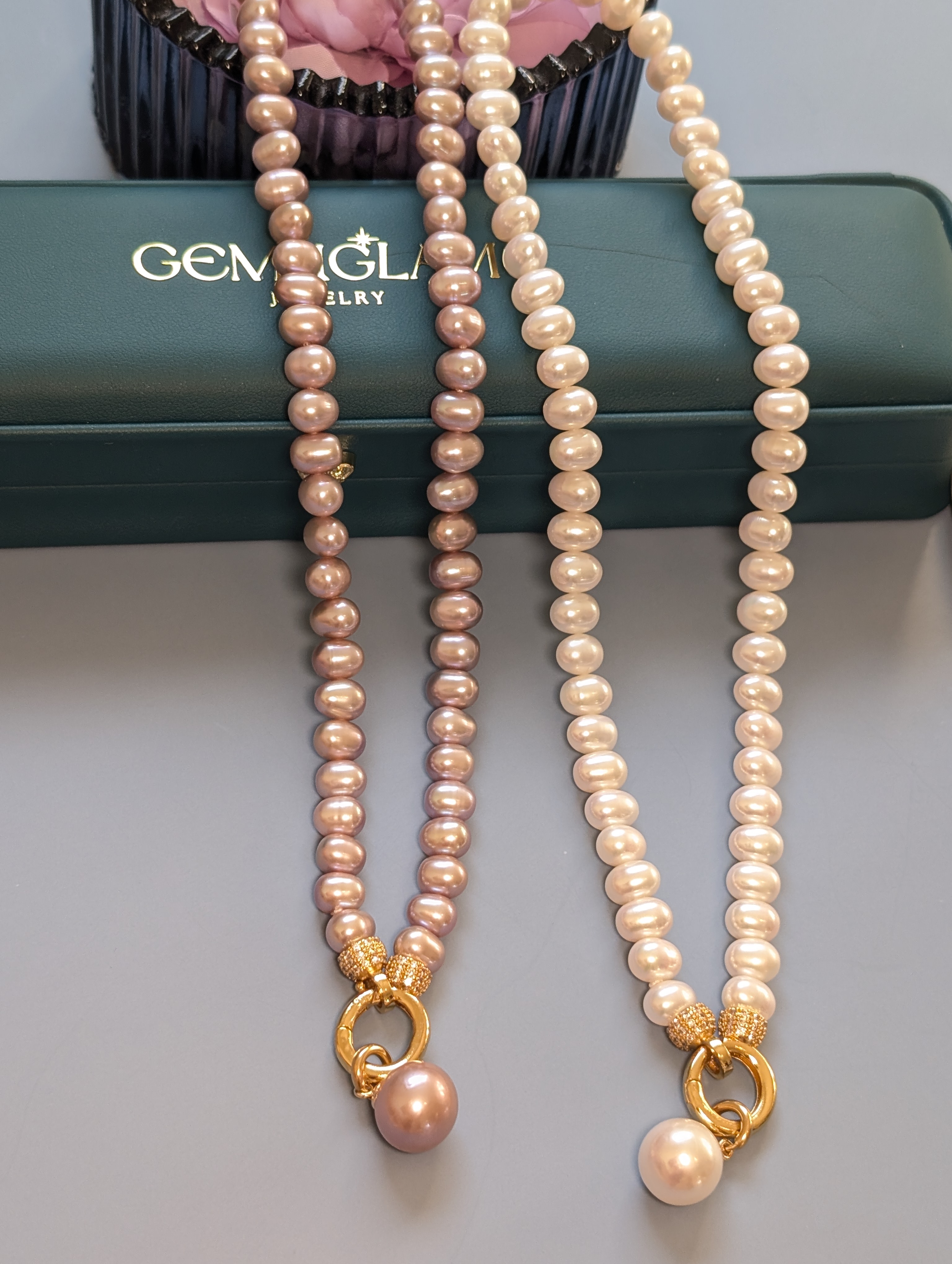 White vs. Lavender Pearls — Which Suits You?