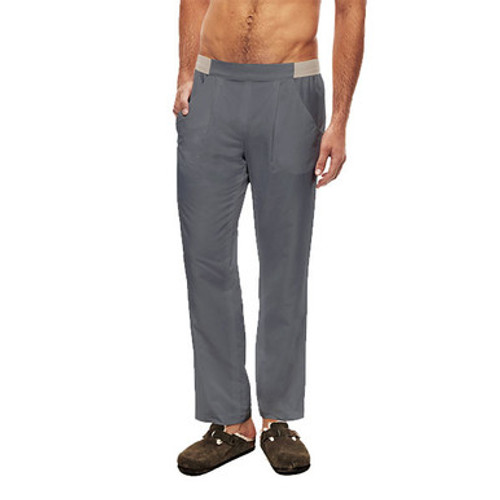 Calças slim sia cinzento silver