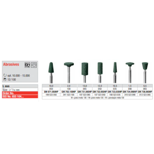Cerâmica abrasiva Verde M Cerâmica abrasiva Verde M