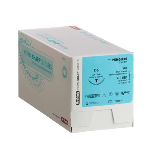 Sutura Perma Sharp  4/0 3/8 18,7mm