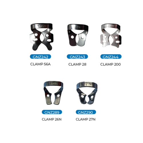 Clamps dentários GNZ
