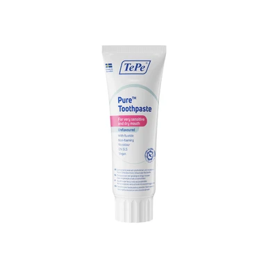 Pasta Dentífrica Pure TePe Sem Sabor 75 ml (12)