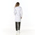 Bata cirúrgica antibacteriana Luxemburgo mulher - Cor branco