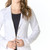 Bata cirúrgica antibacteriana Taylor mulher – Cor Branco