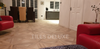 Alberta Roble Parquet Chateau oak wood effect porcelain floor tile 60x60cm