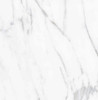 Calacatta White marble effect floor tile, porcelain and rectified with a glossy look.
