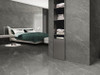 Grey porcelain polished marble effect large floor and wall tiles