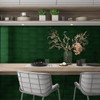 Gloss green metro wall tiles 300x100mm Gloss green metro wall tiles 300x100mm