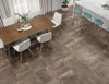 Metalic bronze rectified porcelain floor and wall tile