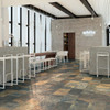 Rustic slate effect colour stream porcelain tile