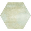 Aquamarine hexagonal feature wall tile matt finished and made from durable porcelain.