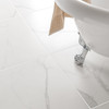 Carrara White Matt Marble Porcelain Floor Tile 605x605x8mm