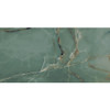 Turquoise green onyx marble effect porcelain floor and wall tile 120x60cm