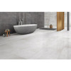 Roma light grey marble effect polished porcelain floor and wall tile 1200x600mm