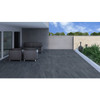 61x61cm Lavica Dark Grey porcelain matt floor tile for outdoor, patio, courtyard.