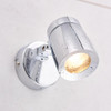 Knight 1lt plate IP44 7W Spotlight for the bathroom