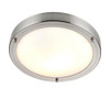 Portico satin Nickel IP44 40W Ceiling Light for the bathroom