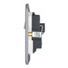 Metal Clad 13A 2G DP Switched Socket