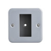 Metal Clad 1G Modular Faceplate (1 Module)