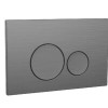 Round Gunmetal Dual Flush Button for Cistern