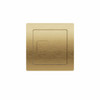 Square Brushed Brass Dual Flush Button for Cistern