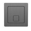 Square Gunmetal Dual Flush Button for Cistern