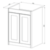 Classica 600 Vanity Unit