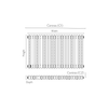 2 Column Horizontal Designer Radiator – 600 X 830