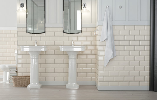 Metro tiles, brick style tiles, porcelain wall tiles for bathroom, kitchen, and living areas.
