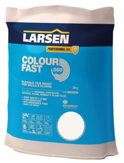Colour Fast 360 Flexible Wall & Floor Grout Ivory 3kg