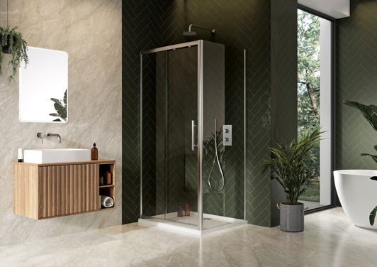 S8 Sliding Shower Door 1600