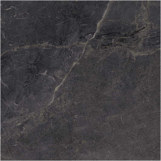 Elizabeth Black Marble Effect Rectified Matt Finished Porcelain Floor and Wall Tile 600x600mm