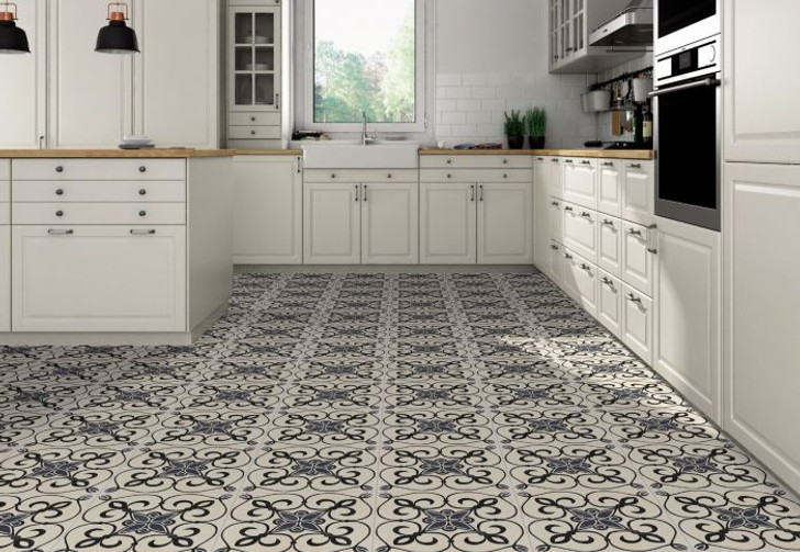 Victorian Pattern Porcelain floor tile