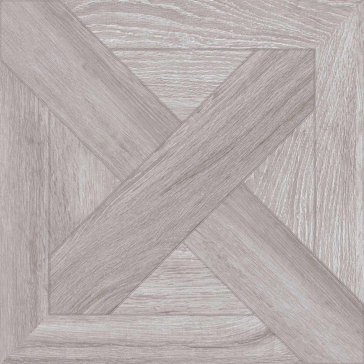 Alberta Roble - Chateau - Parquet - porcelain grey floor tile 60x60cm