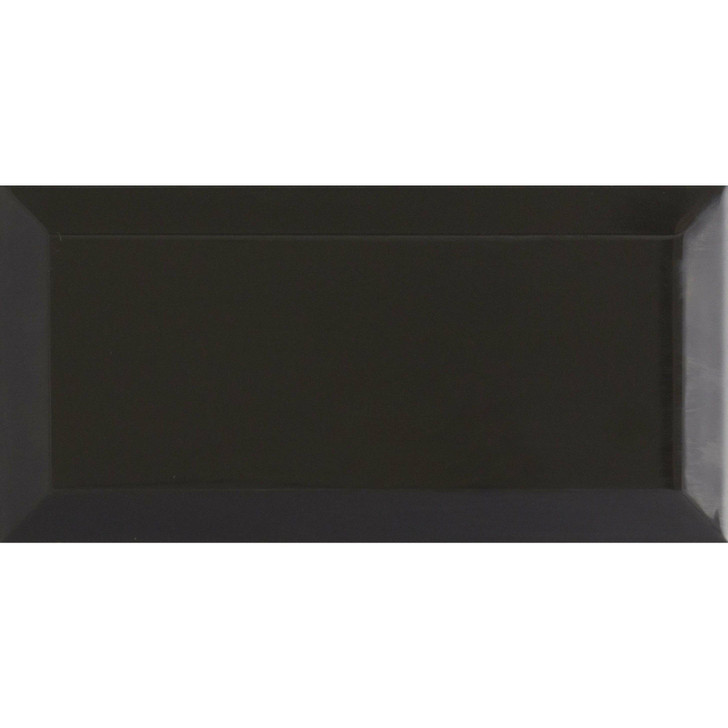 Metro Black Wall Tiles 200x100x6.5mm