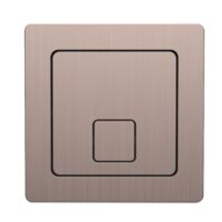 Square Brushed Bronze Dual Flush Button for Cistern