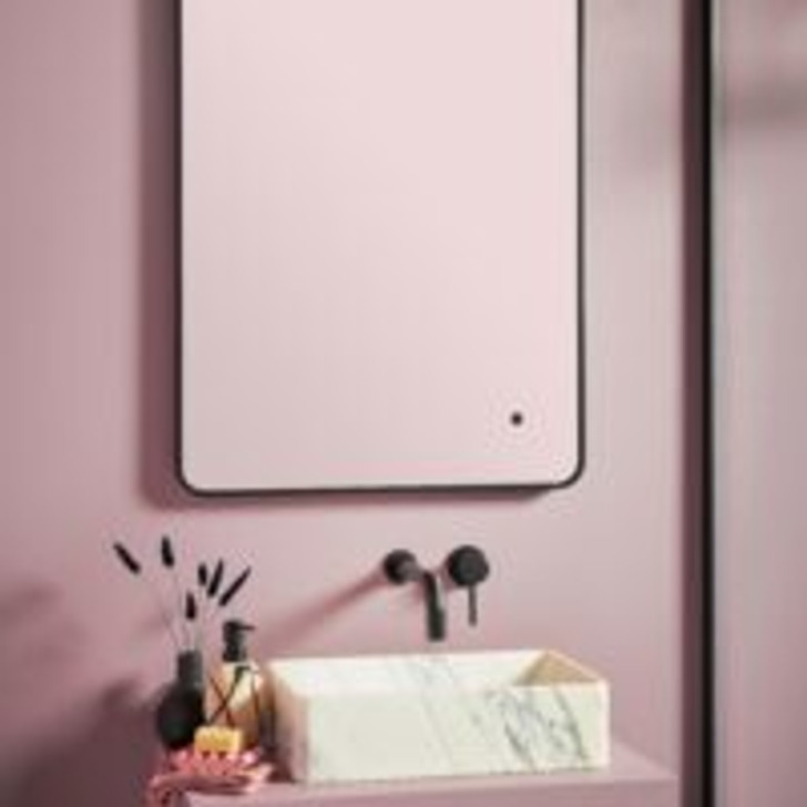 Alfie Soft Edge LED Mirror Black 500×700