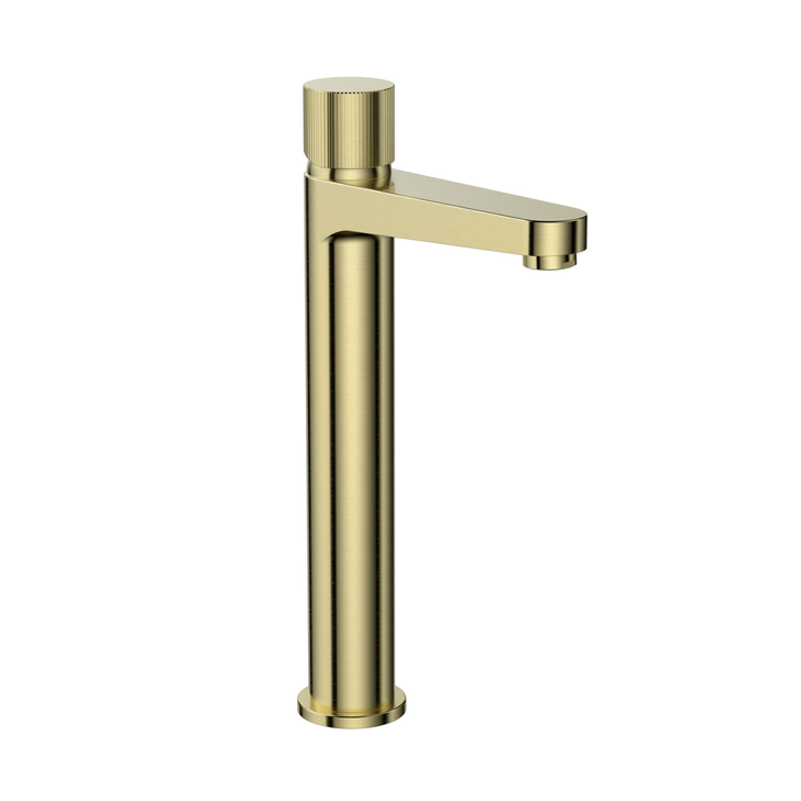 KOKO Tall Basin Mixer Brushed Brass