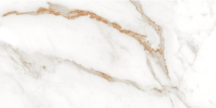 Gold matt marble effect porcelain floor and wall tile 30x60cm