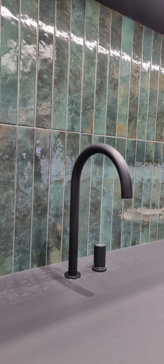 Elevate Your Kitchen with Stylish Green Metro Tiles: A Touch of Rustic Elegance