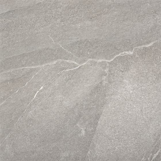 Elevate Your Space with Large 100x100cm Grey Anti-Slip Stone Effect Tile 