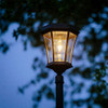 Victorian Solar LED Lamp Post In Scene 1
