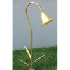 Brass Bell Shade Pathway Light PP3L-3LB (in scene)