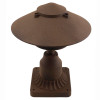 LED 3 Tier Pagoda Post Light LED-PPC351 in Rust with PP13 Base