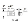 12 Volt Recessed Step Light - Single Socket - Focus Industries - SL-02