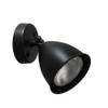 Adjustable Wall/Ceiling Spot/Flood Light PWD333SC Black