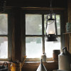 120V 49er Vintage Chain Mount Rustic Hanging Lantern