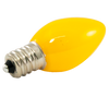 Box of 25 Yellow Opaque Pro Decorative LED C7 Light Bulbs